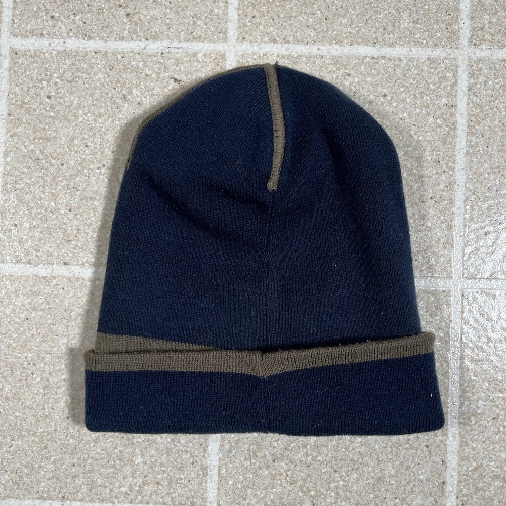 Vintage Nike Center Swoosh Reversible Beanie Adult OS Y2K Skate Streetwear - Picture 4 of 4